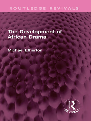 cover image of The Development of African Drama